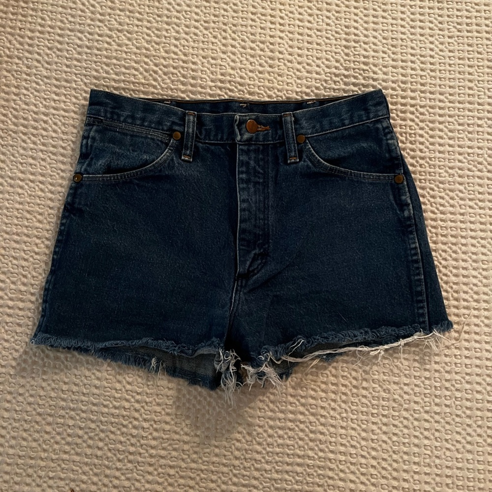 Vintage wrangler jean shorts